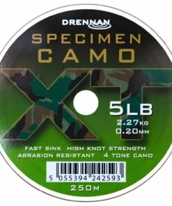 Hot Sale 😀 Drennan Specimen Camo XT 250m Line 🎉 -Cheap Drennan Store Drennan Specimen Camo XT 250m 4