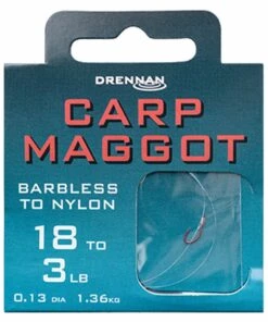 Outlet 🎉 Drennan Carp Maggot Hooks To Nylon Terminal Tackle 🎉