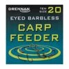 Budget 🛒 Drennan Eyed Barbless Carp Feeder Hooks Terminal Tackle 🌟