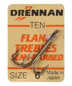 Discount ⭐ Drennan Flank Trebles Semi Barbed Hook Terminal Tackle 👍