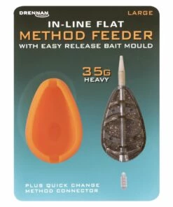 New ❤️ Drennan In Line Flat Method Feeder With Mould Terminal Tackle 🌟 -Cheap Drennan Store drennan in line flat method feeder with mould 35 heavy