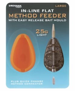 New ❤️ Drennan In Line Flat Method Feeder With Mould Terminal Tackle 🌟 -Cheap Drennan Store drennan in line flat method feeder with mould light 25