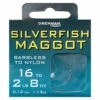 Buy 🛒 Drennan Silverfish Maggot Barbless Hooks To Nylon Terminal Tackle 🔥