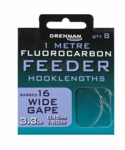 Discount π Drennan Wide Gape Flurocarbon Feeder Rig 1m Terminal Tackle π€© 10 Discount π Drennan Wide Gape Flurocarbon Feeder Rig 1m Terminal Tackle π€© -Cheap Drennan Store drennan 1 metre fluorocarbon feeder hooklengths barbed 2